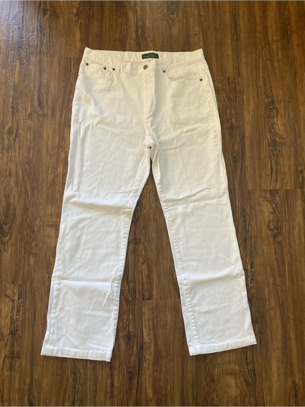 Ralph Lauren Women's Straight-Leg Jeans in White